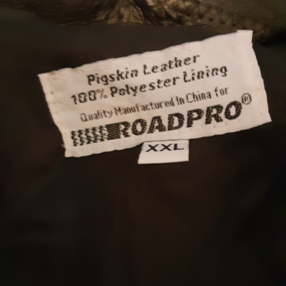RoadPro Pigskin Leather Jacket